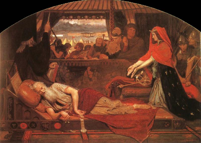 Ford Madox Brown Lear and Cordelia